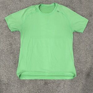 lululemon athletica Vibrant Green Short Sleeve Tee Metal Vent Tech